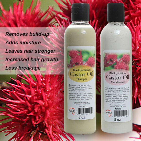 Black Jamaican Castor Shampoo & Conditioner Set - Image 3