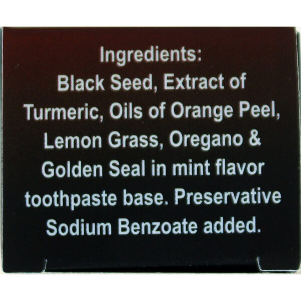 Essential Palace: Black Seed Toothpaste - Image 4